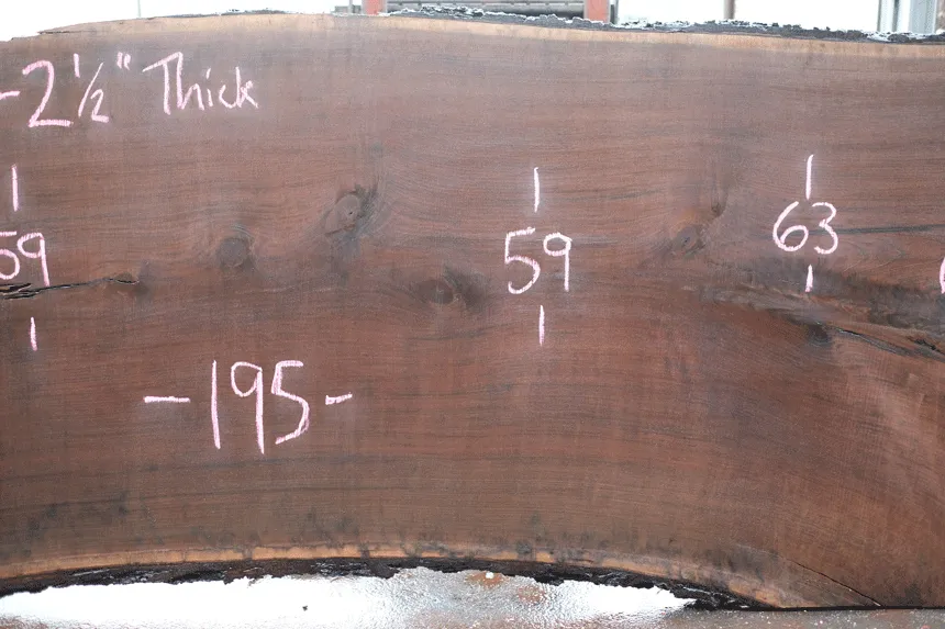 Oregon Black Walnut Slab 121422-12