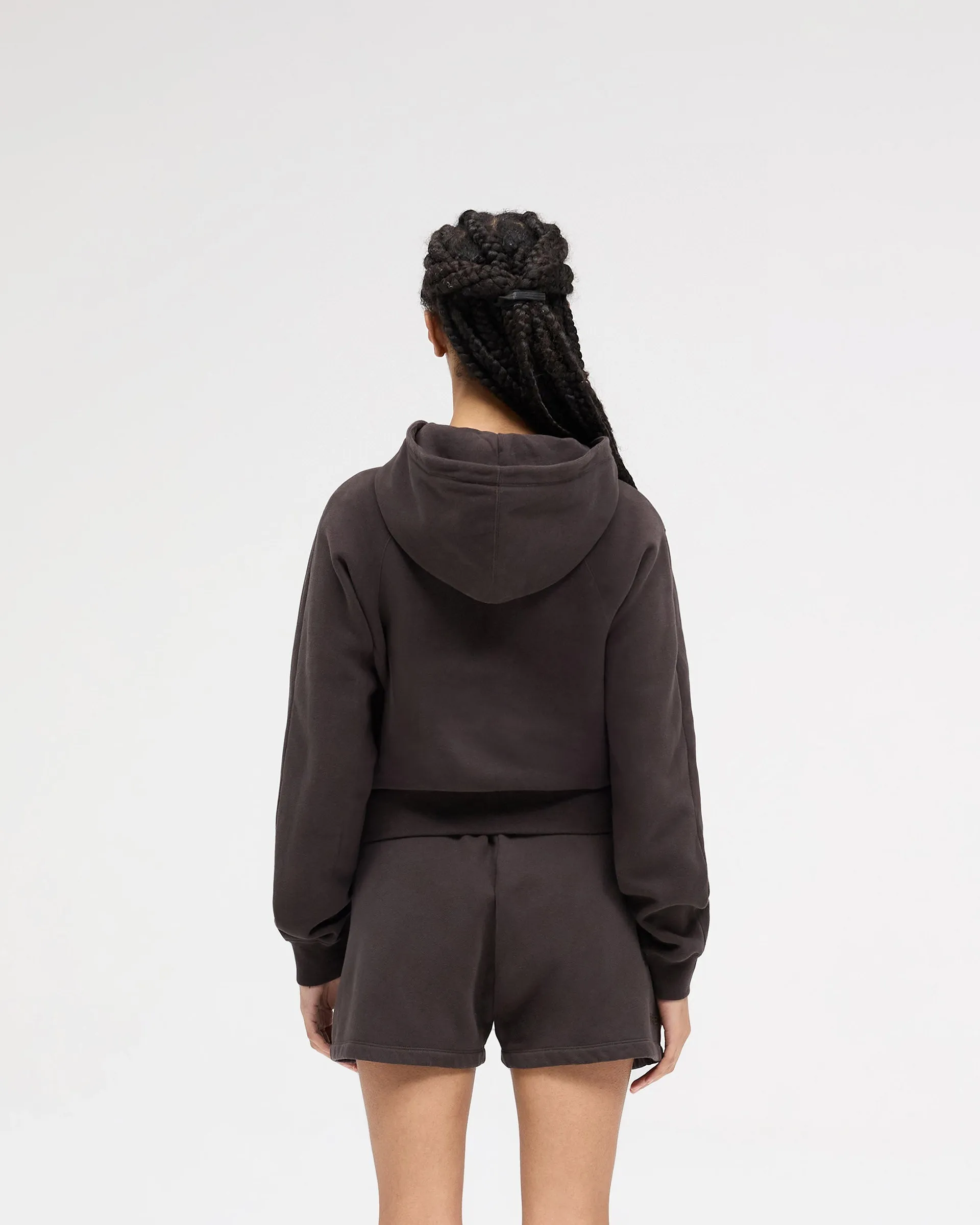 Owners Club Slim Zip Hoodie - Black Coffee