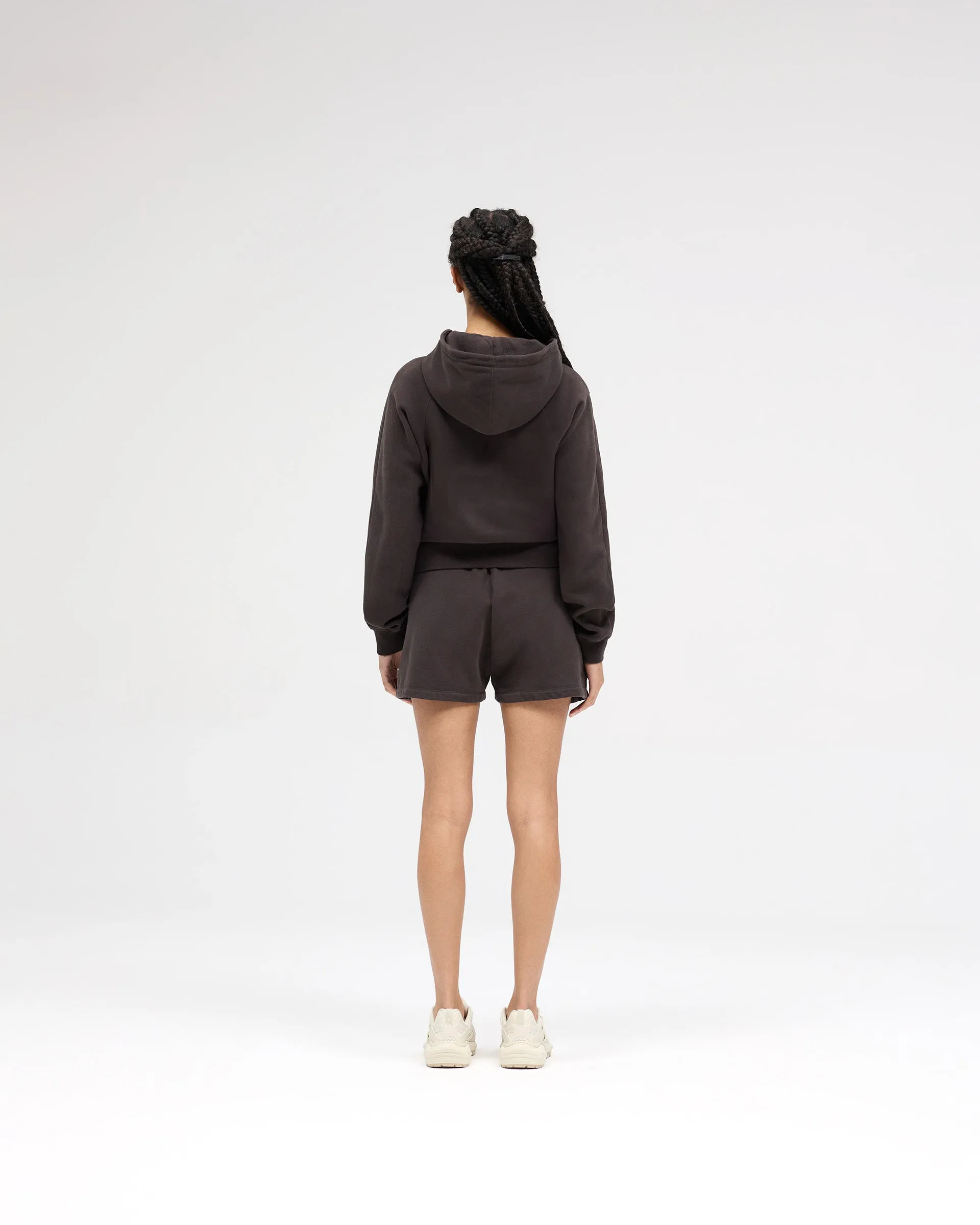 Owners Club Slim Zip Hoodie - Black Coffee