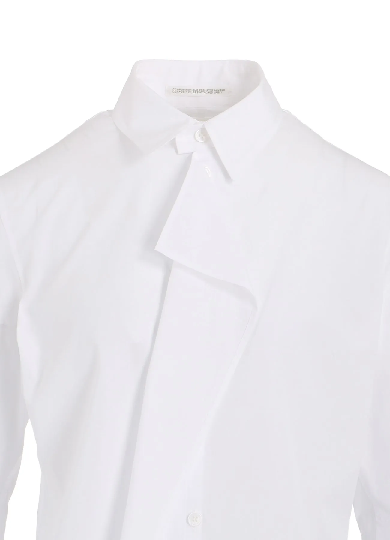 P・100/2 BROAD RUFFLE DETAIL SHIRT