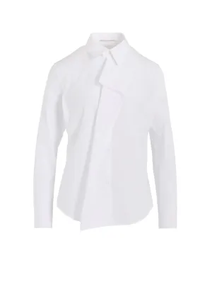 P・100/2 BROAD RUFFLE DETAIL SHIRT