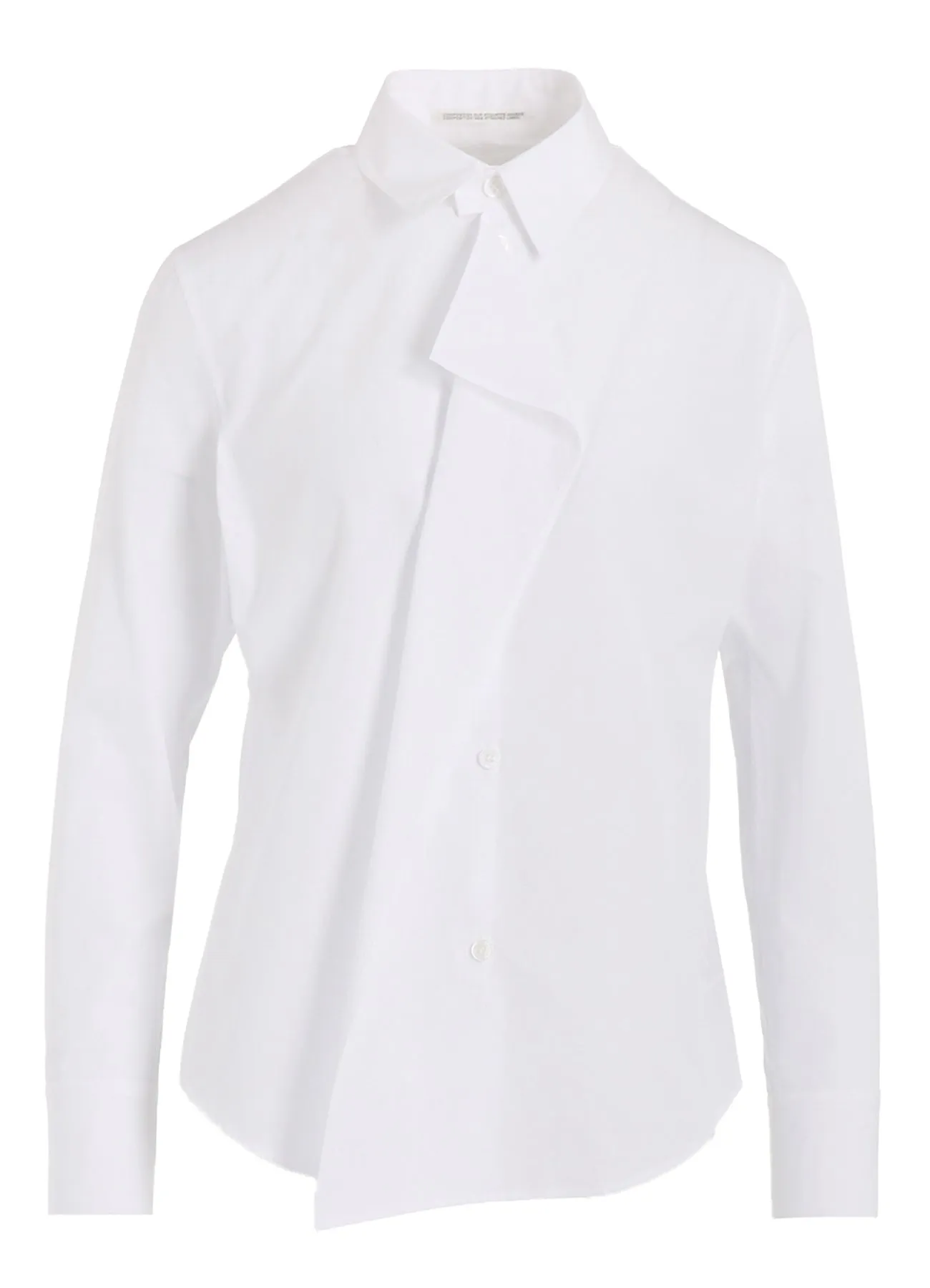 P・100/2 BROAD RUFFLE DETAIL SHIRT