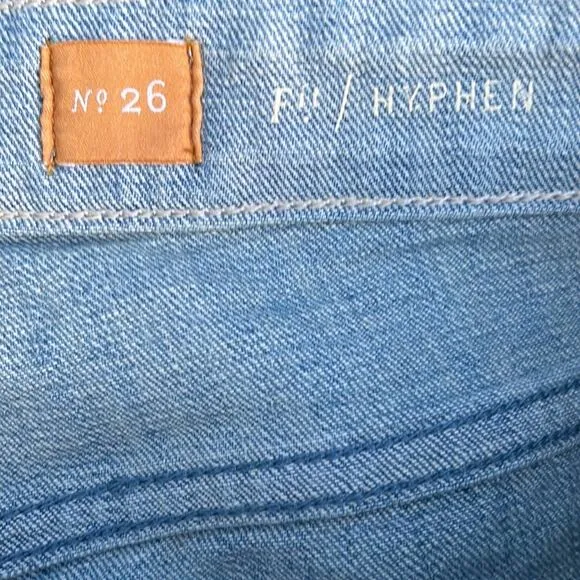 Pilcro and the Letterpress the Hyphen boy fit embroidered jeans size 26 NEW