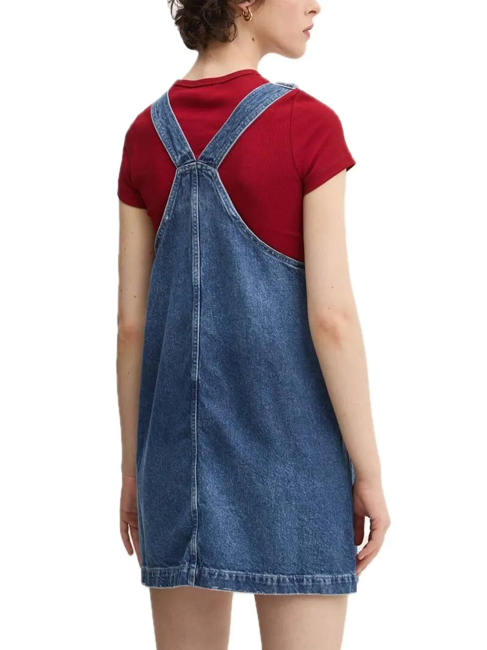 Pinafore Dress - Denim Medium