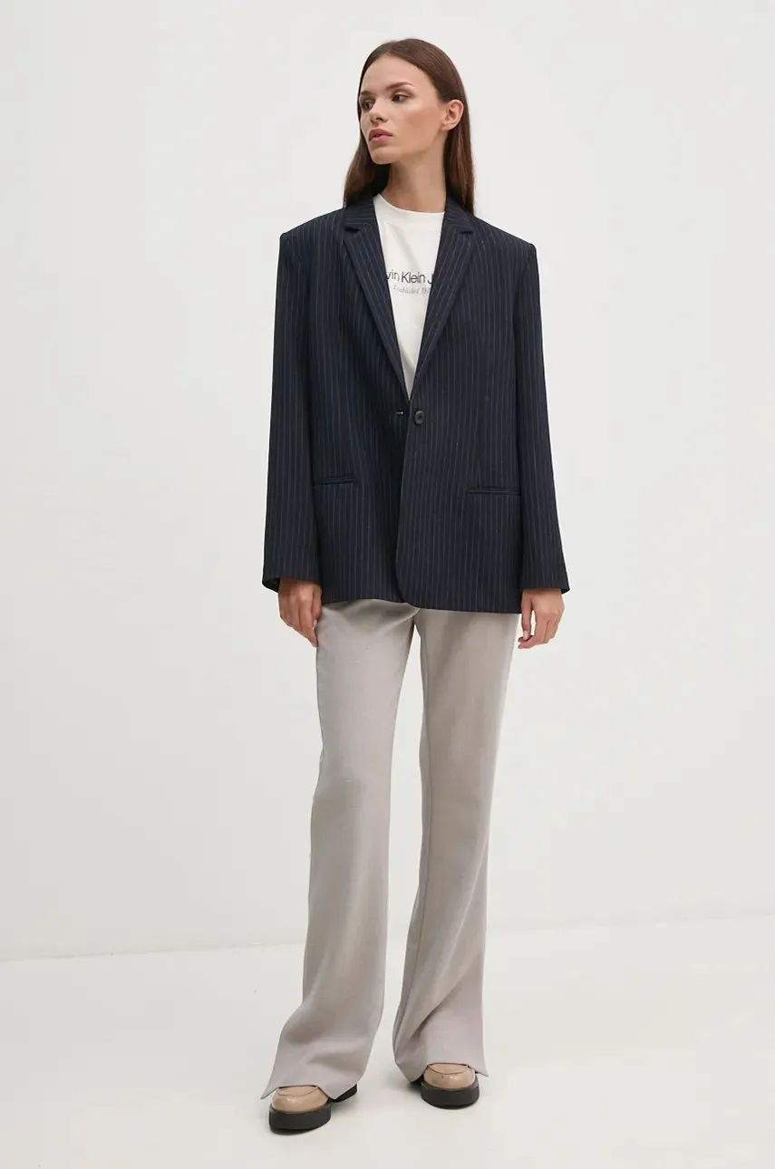 Pinstripe Slim  Blazer