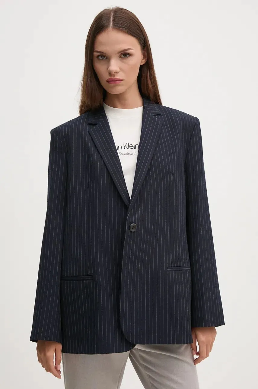 Pinstripe Slim  Blazer