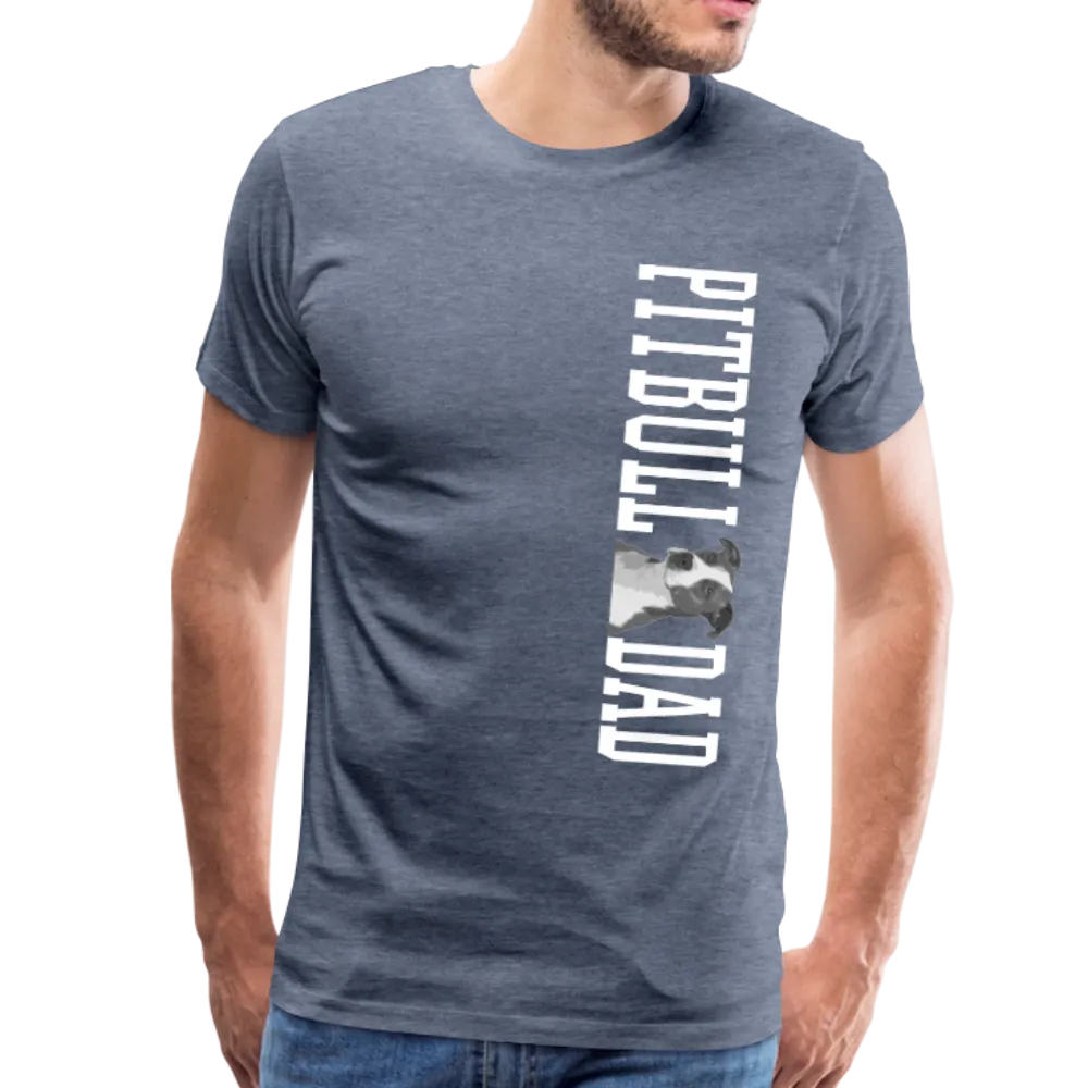 Pitbull Dad Men's Premium T-Shirt (CK1513)