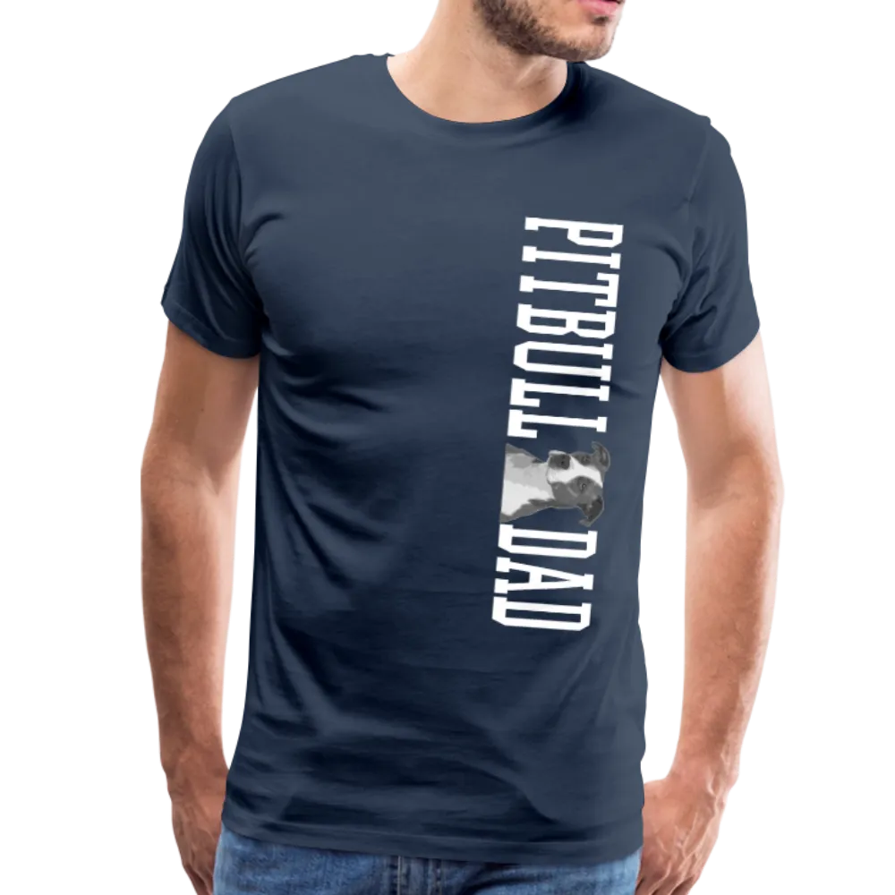 Pitbull Dad Men's Premium T-Shirt (CK1513)
