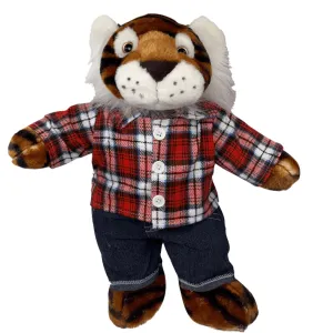 Plaid Flannel Shirt & Jeans Gift Set