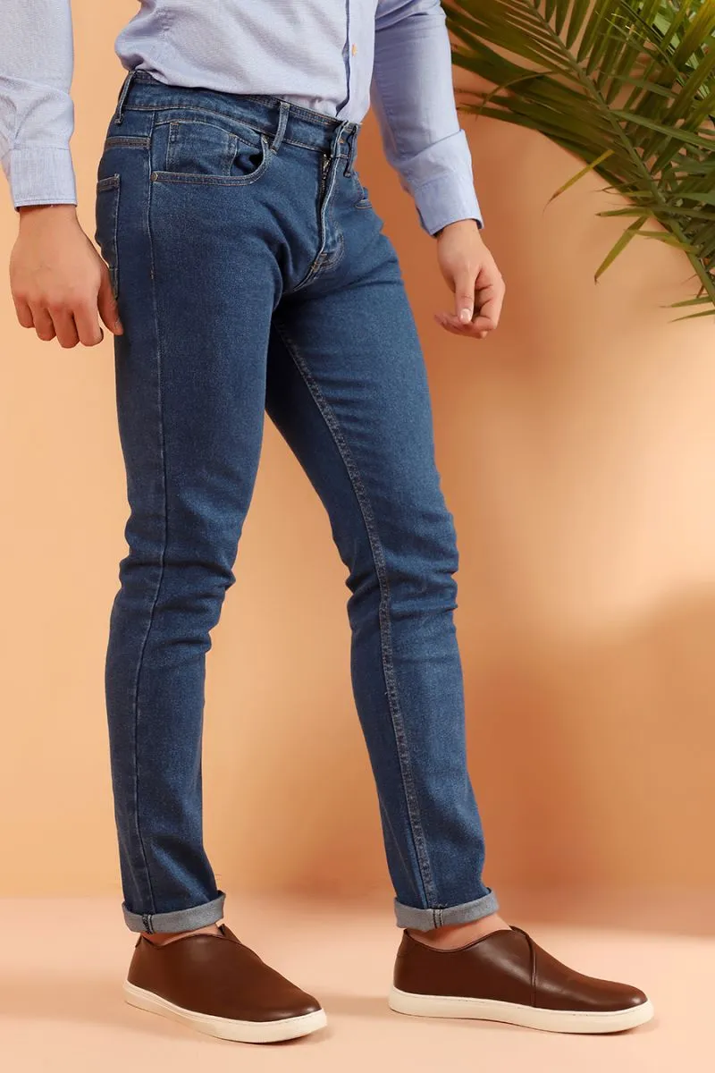 Plain Blue Jeans
