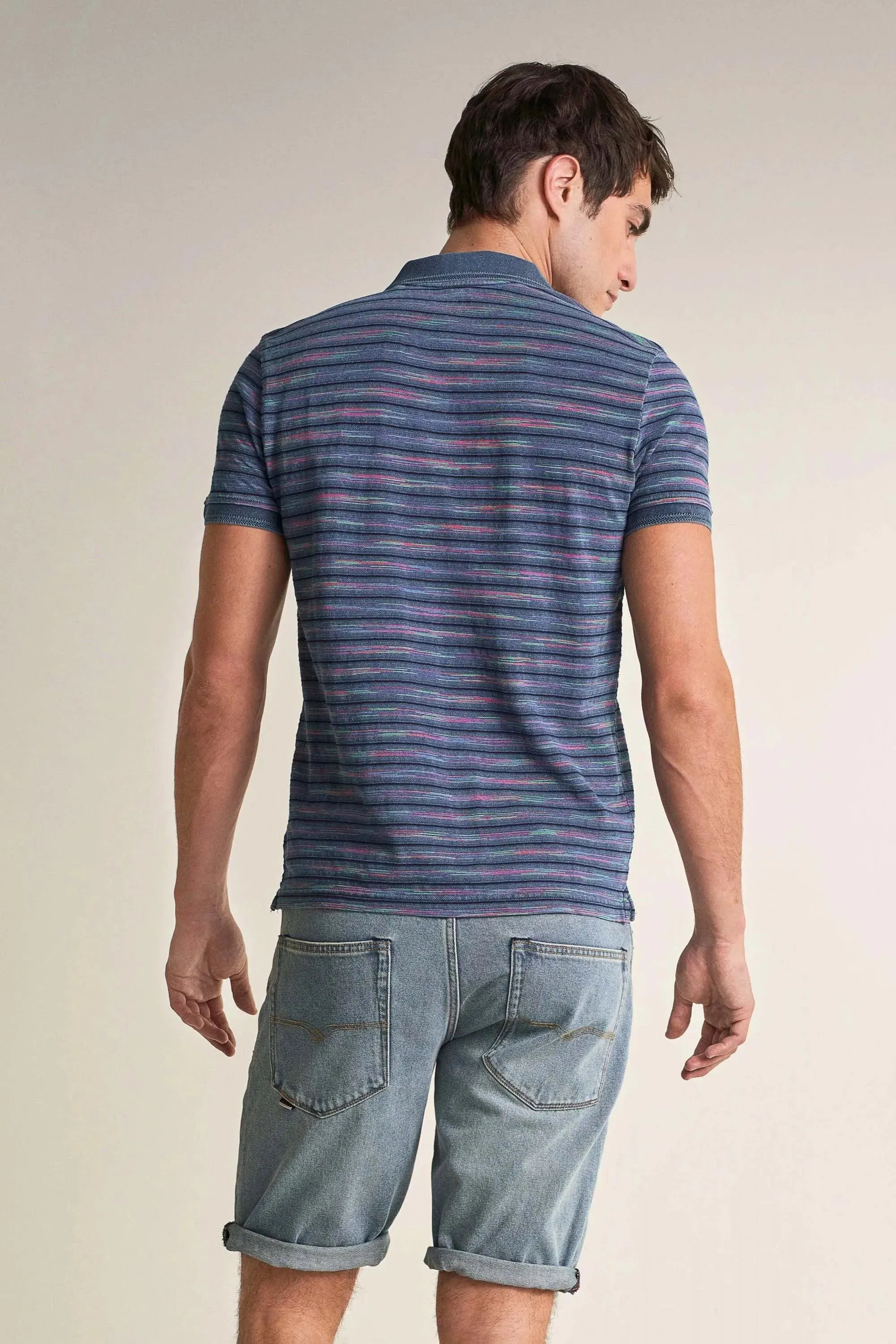 Polo Regular Fit con Textura