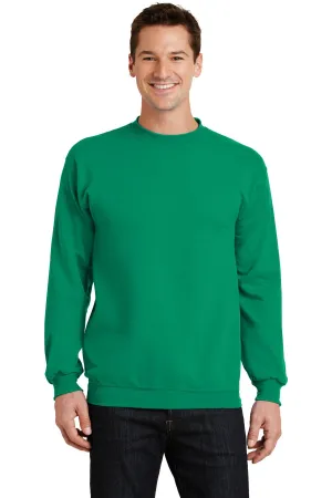Port & Company Core Fleece Crewneck Sweatshirt. PC78 Kelly