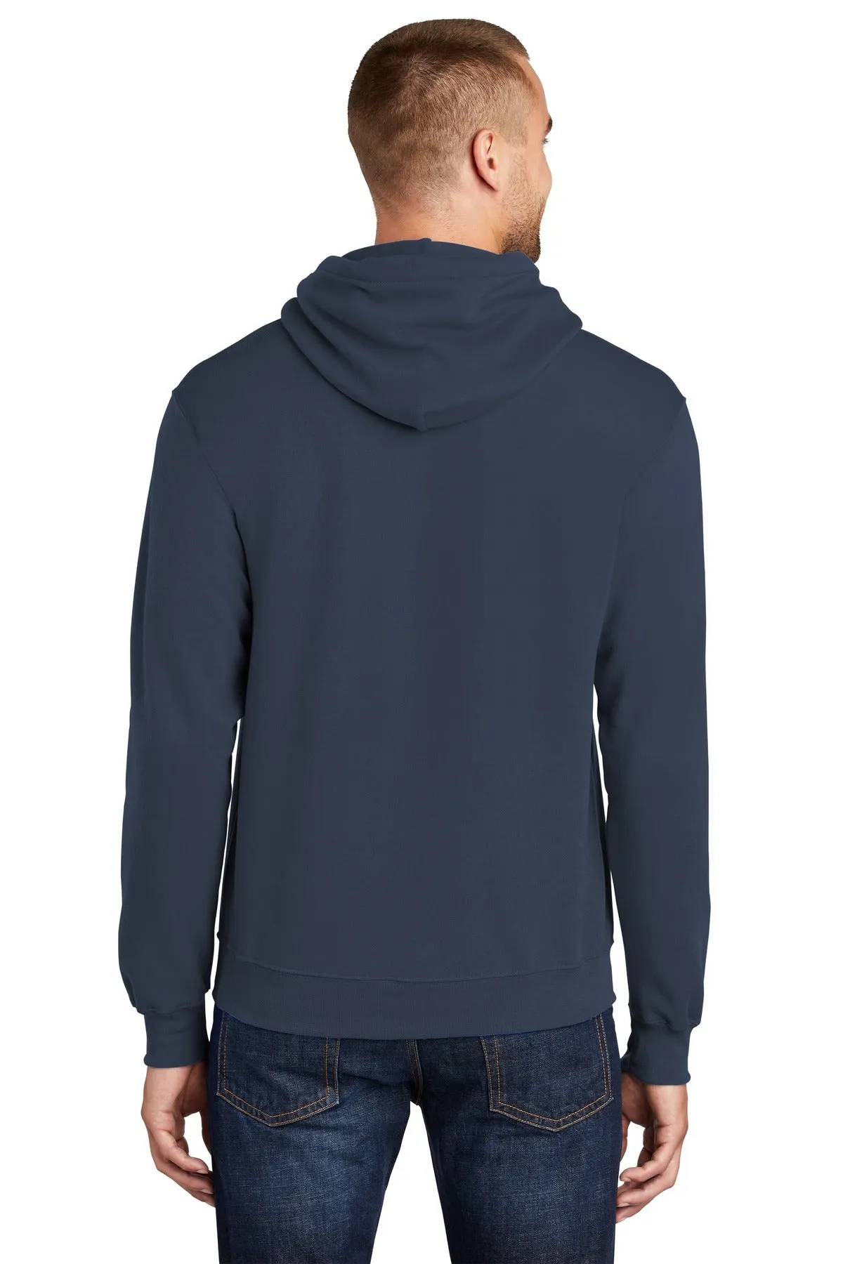 Port & Company Core Fleece Pullover Hooded Sweatshirt. PC78H Navy