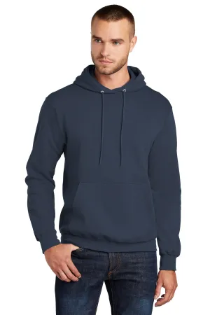 Port & Company Core Fleece Pullover Hooded Sweatshirt. PC78H Navy