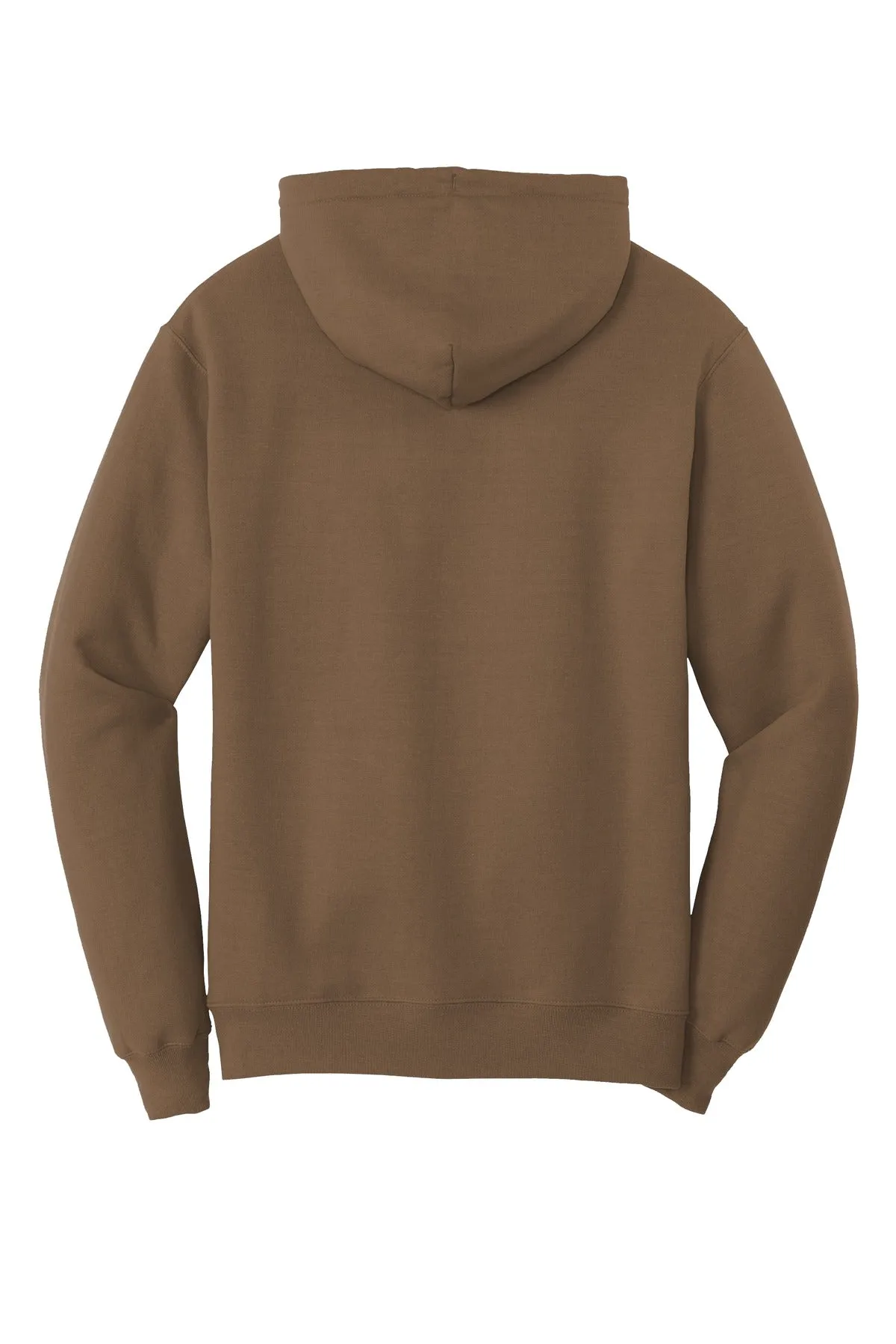 Port & Company Core Fleece Pullover Hooded Sweatshirt. PC78H Woodland Brown