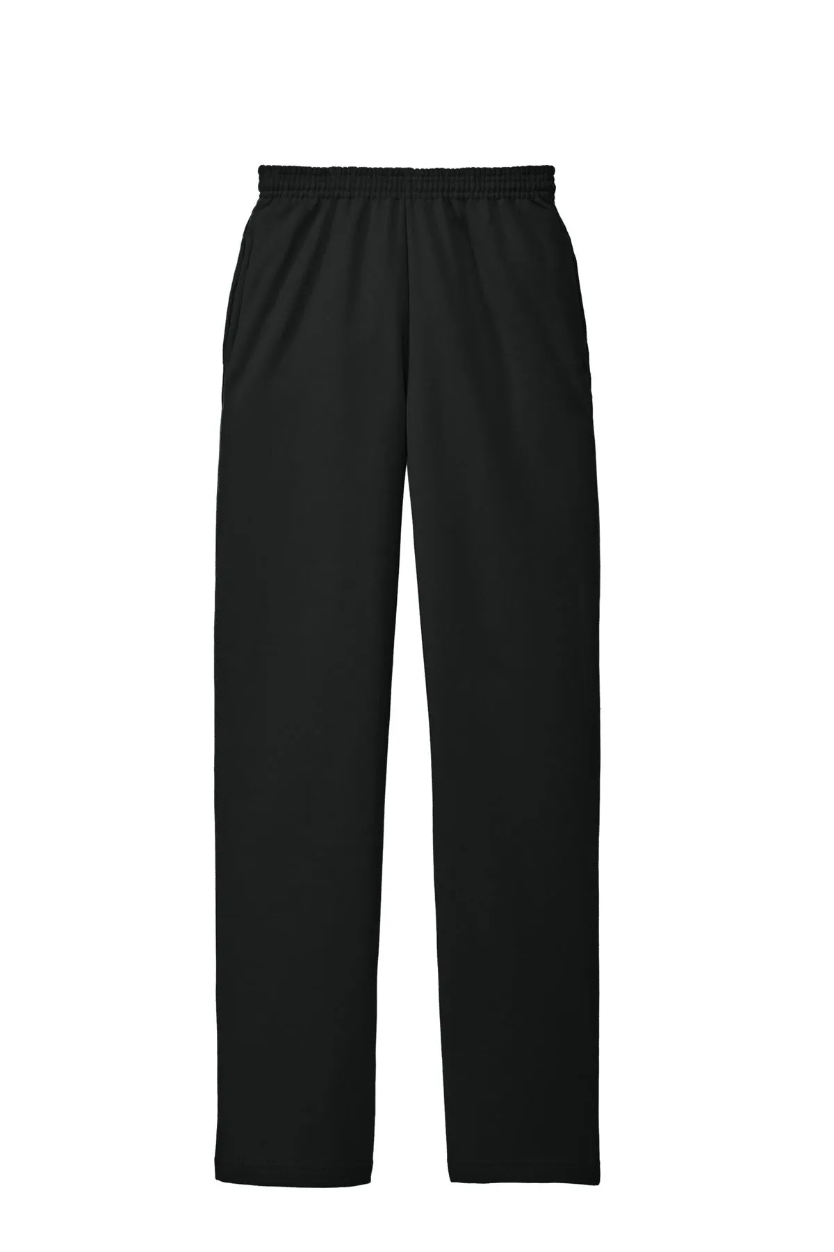 Port & Company Core Fleece Sweatpant with Pockets. PC78P Jet Black