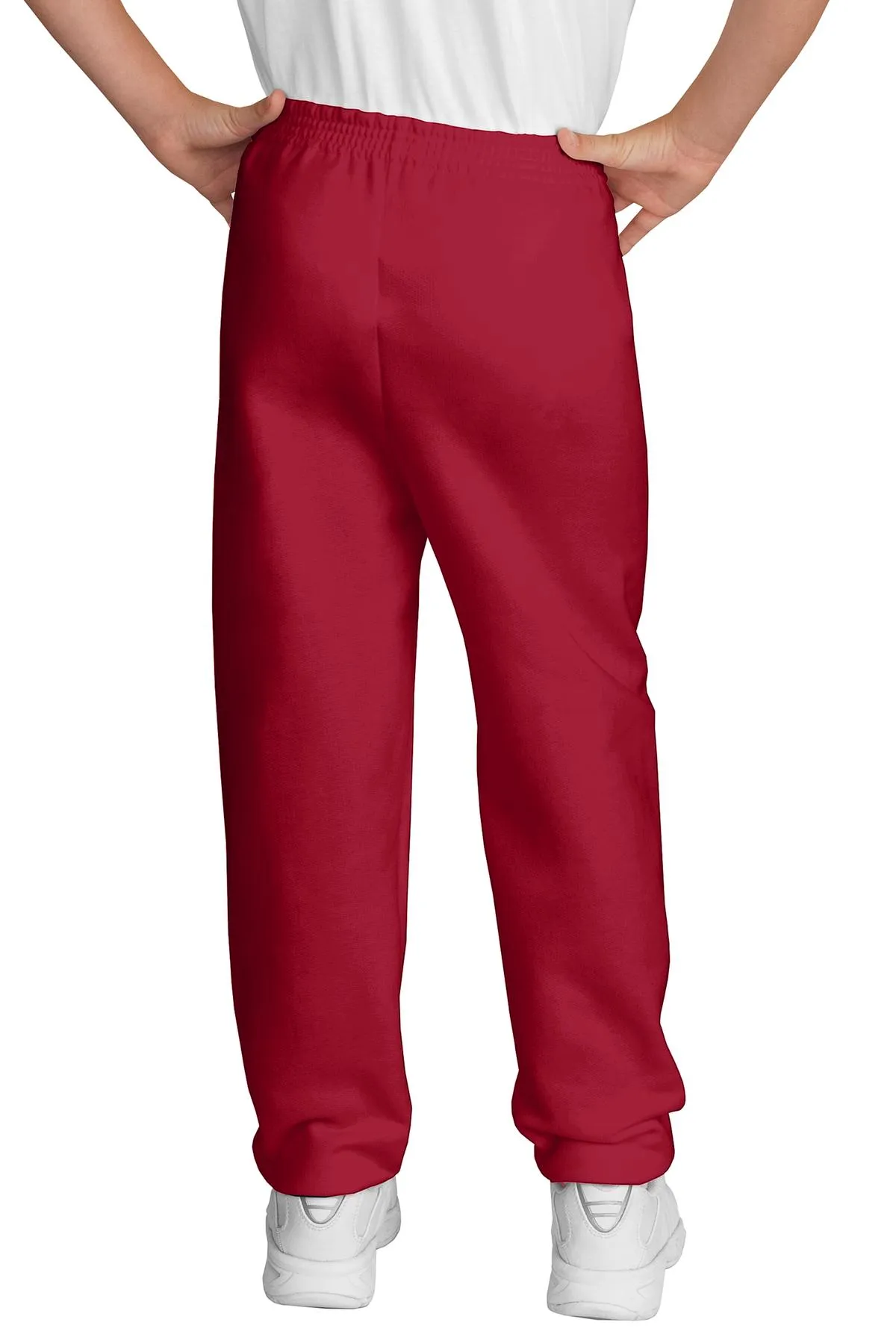 Port & Company Youth Core Fleece Sweatpant.  PC90YP Red