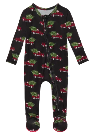 Posh Peanut Levi Zippered Footie