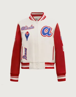 Pro Standard Atlanta Braves Retro Classic Wool Varsity Jacket