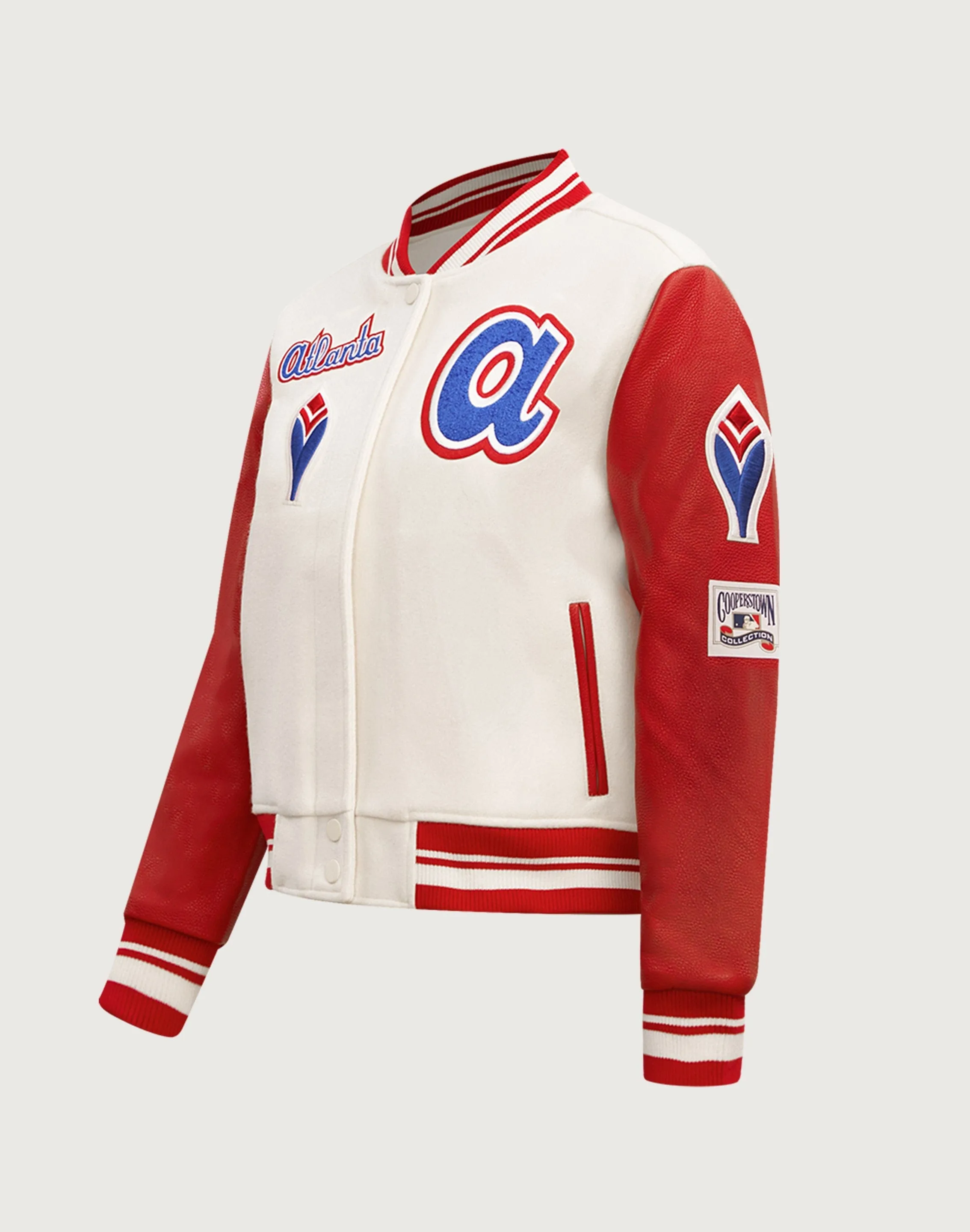Pro Standard Atlanta Braves Retro Classic Wool Varsity Jacket