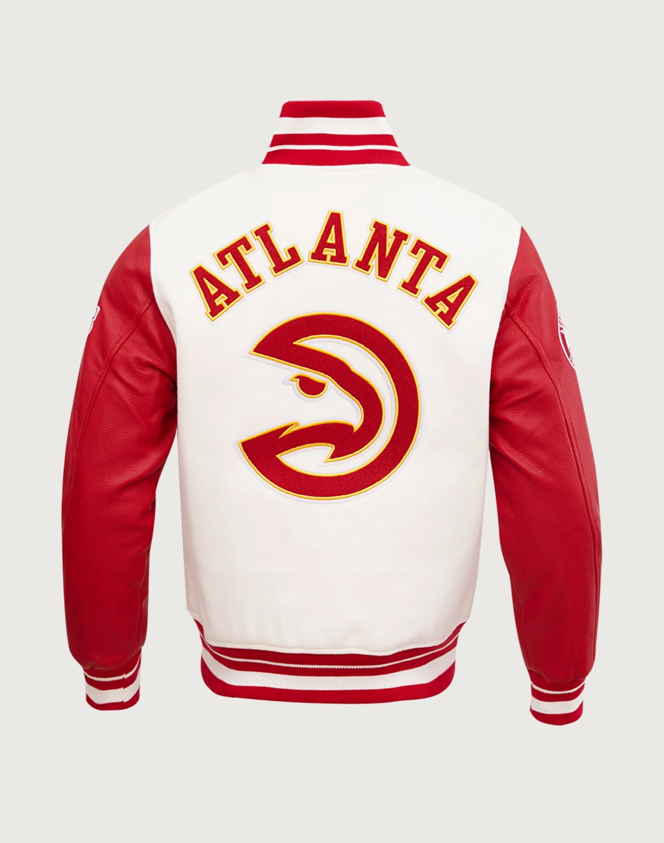 Pro Standard Atlanta Hawks Retro Classic Rib Wool Varsity Jacket