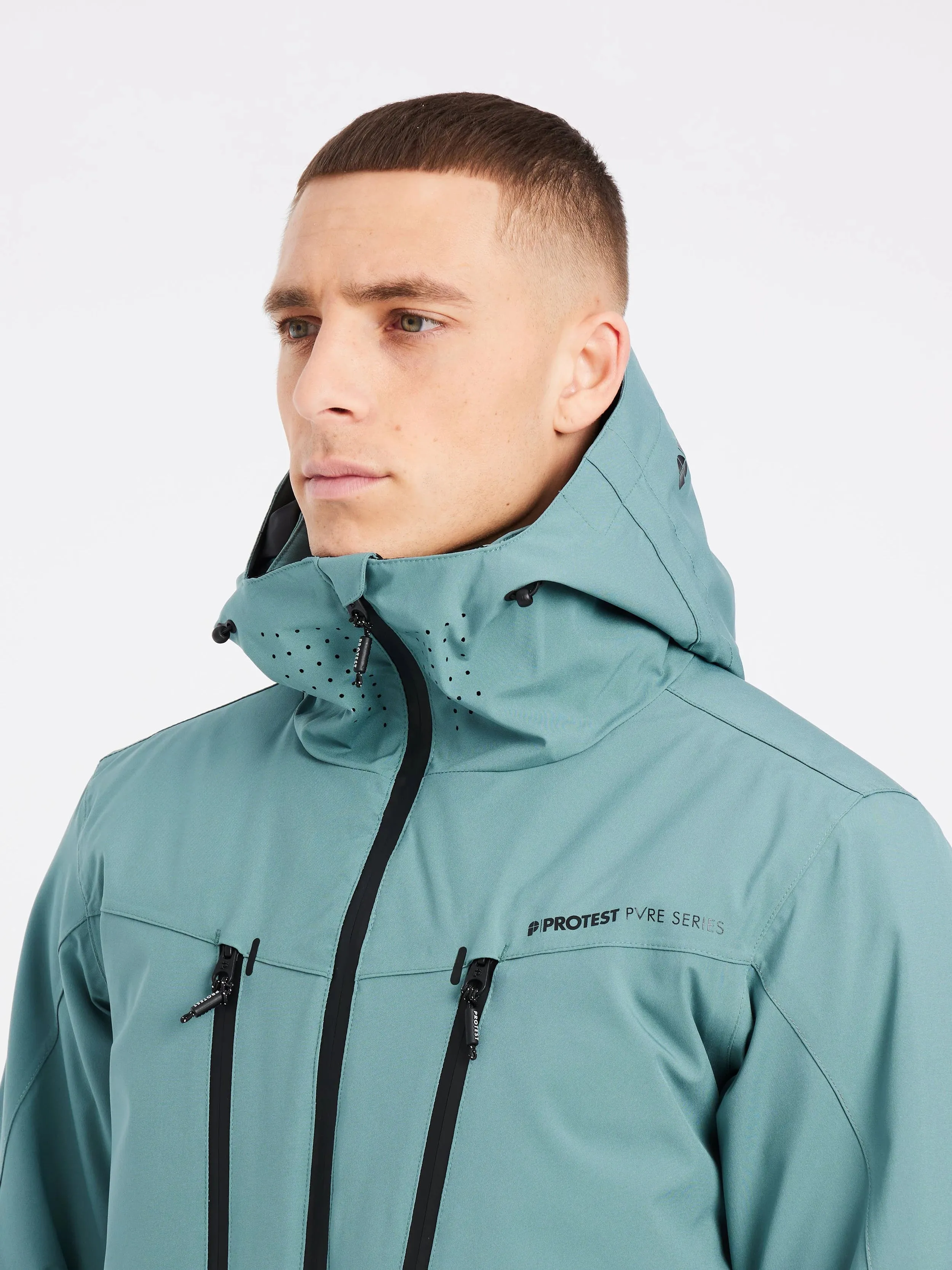 Protest Timo Jacket Mens Atlantic Green