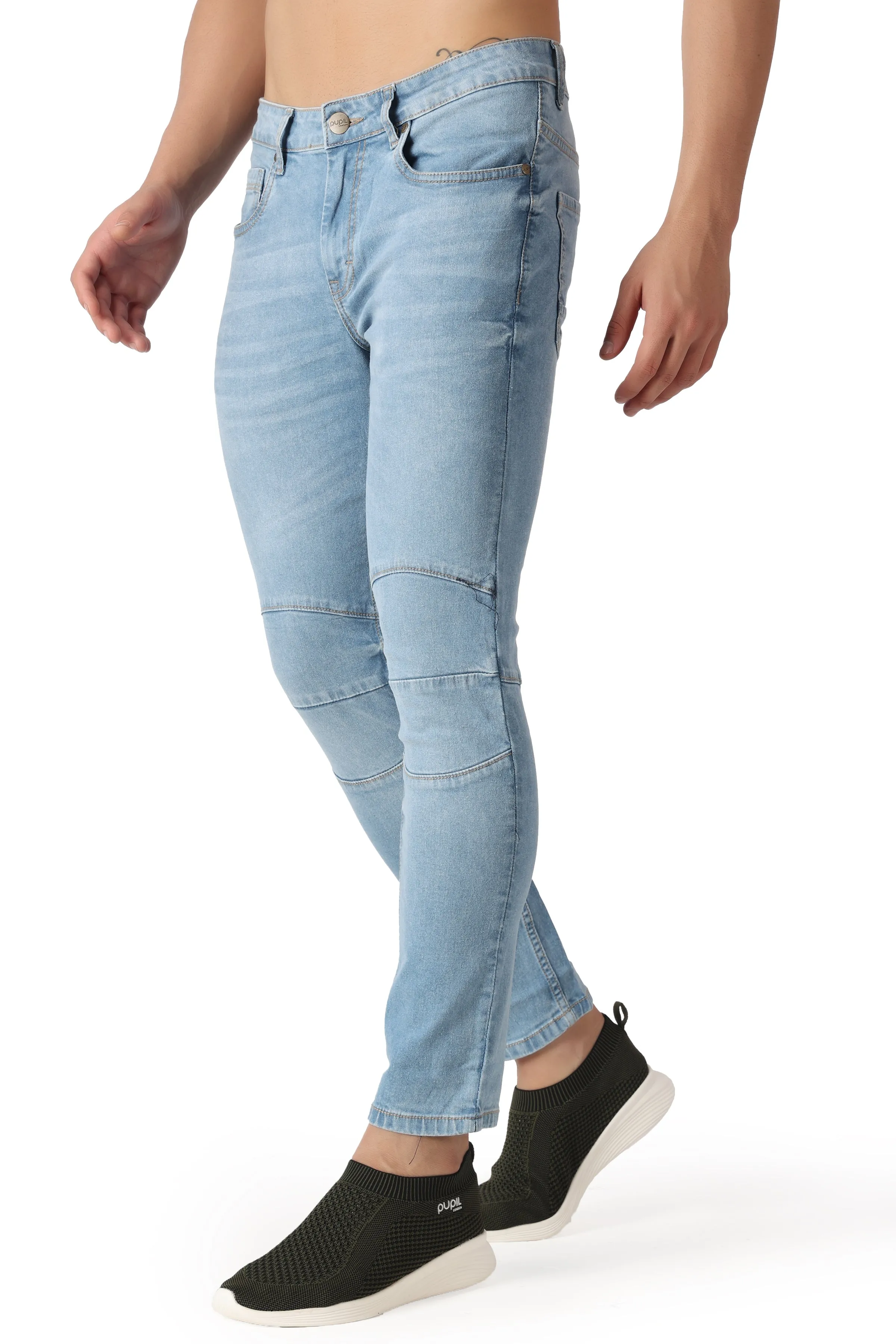 Pupil London Light Blue Regular Fit Jeans