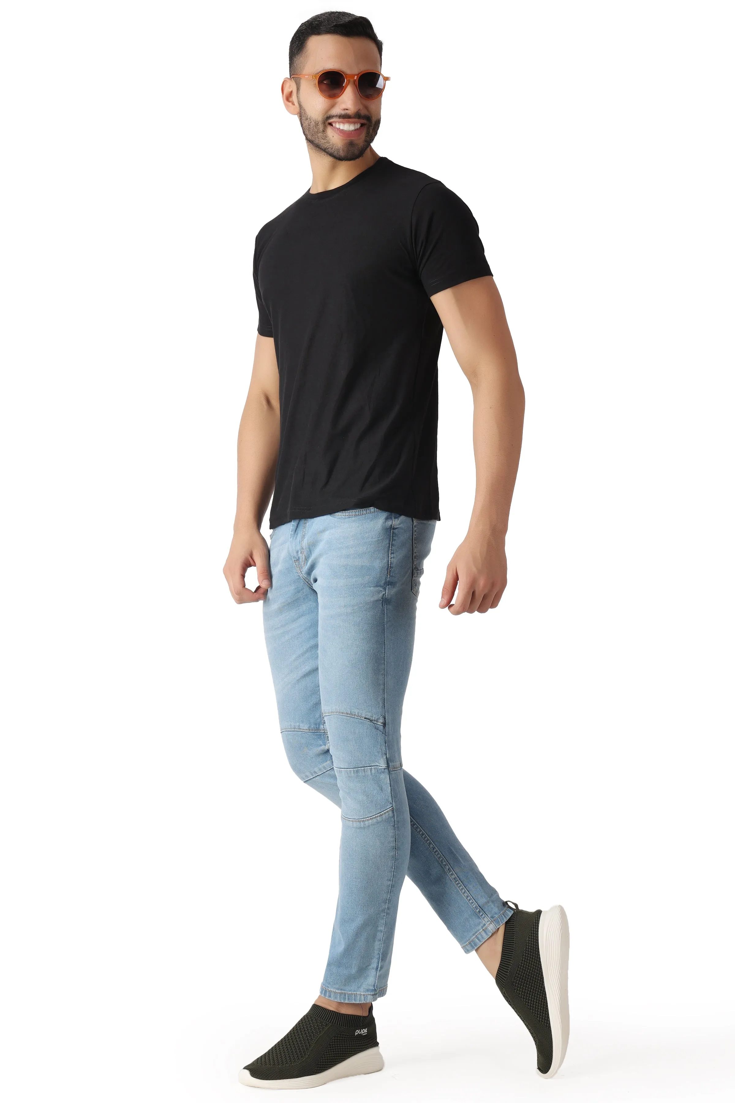 Pupil London Light Blue Regular Fit Jeans