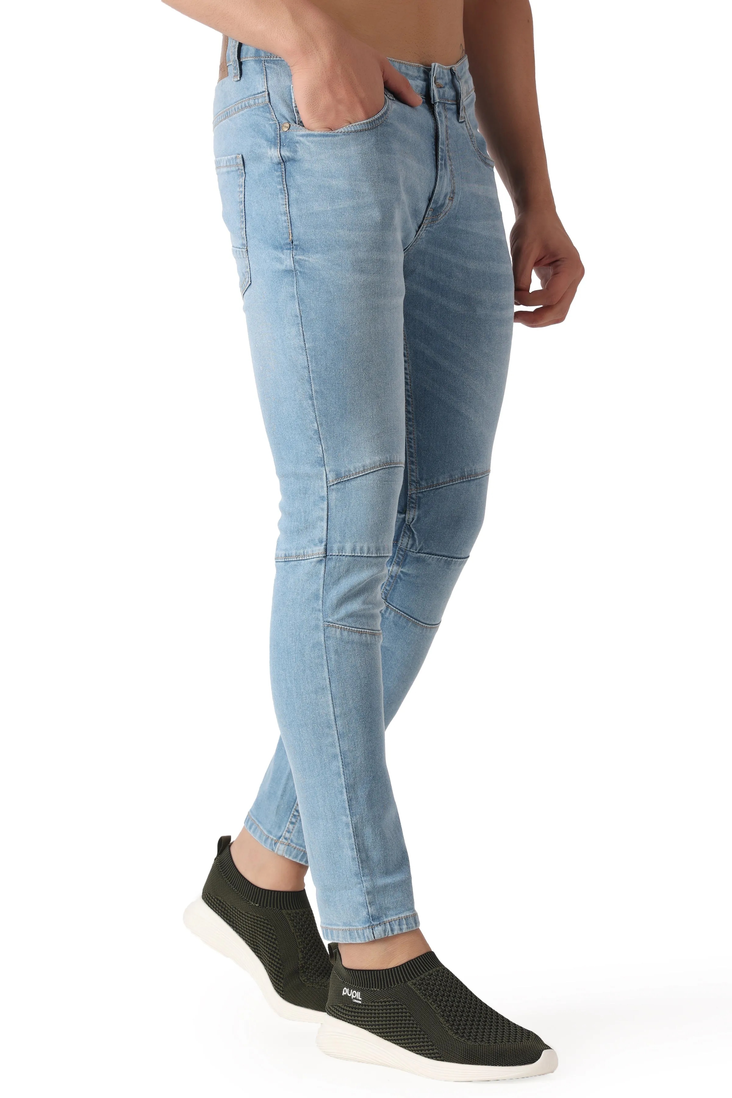 Pupil London Light Blue Regular Fit Jeans