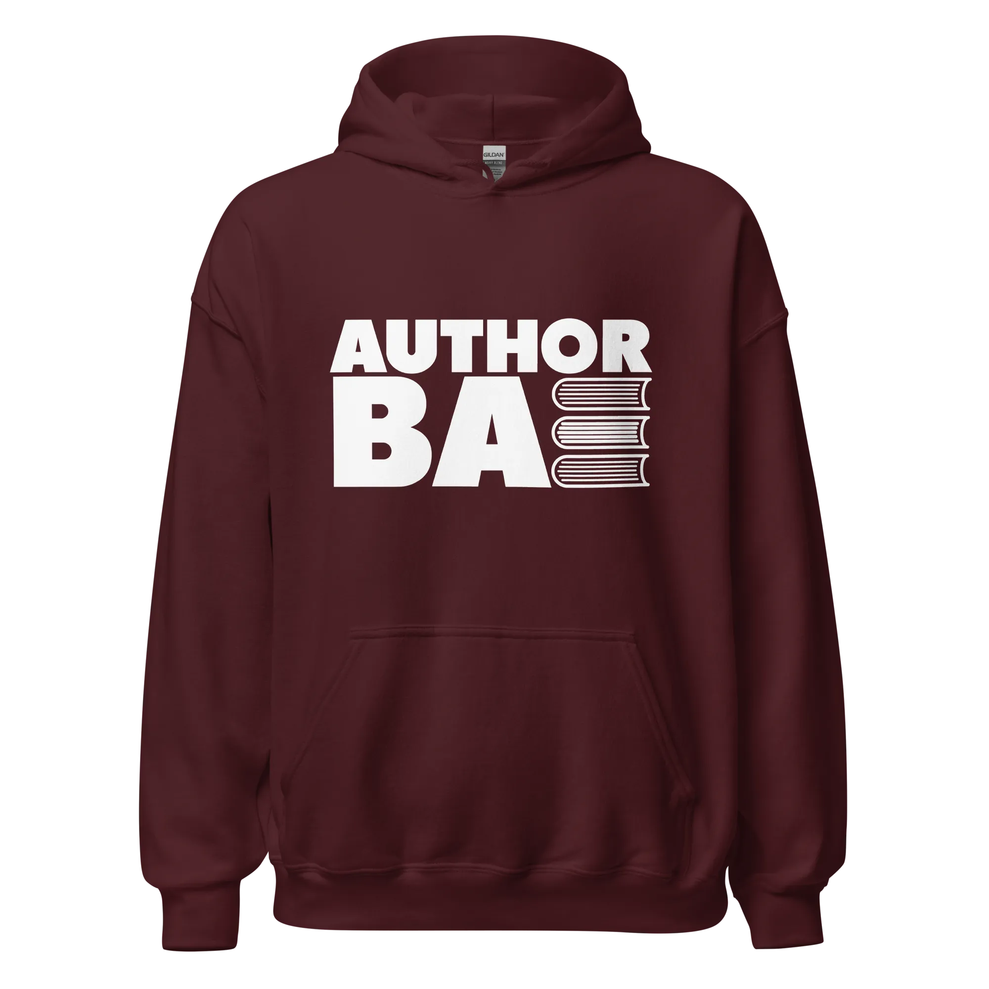 "Author Bae" Maroon Hoodie
