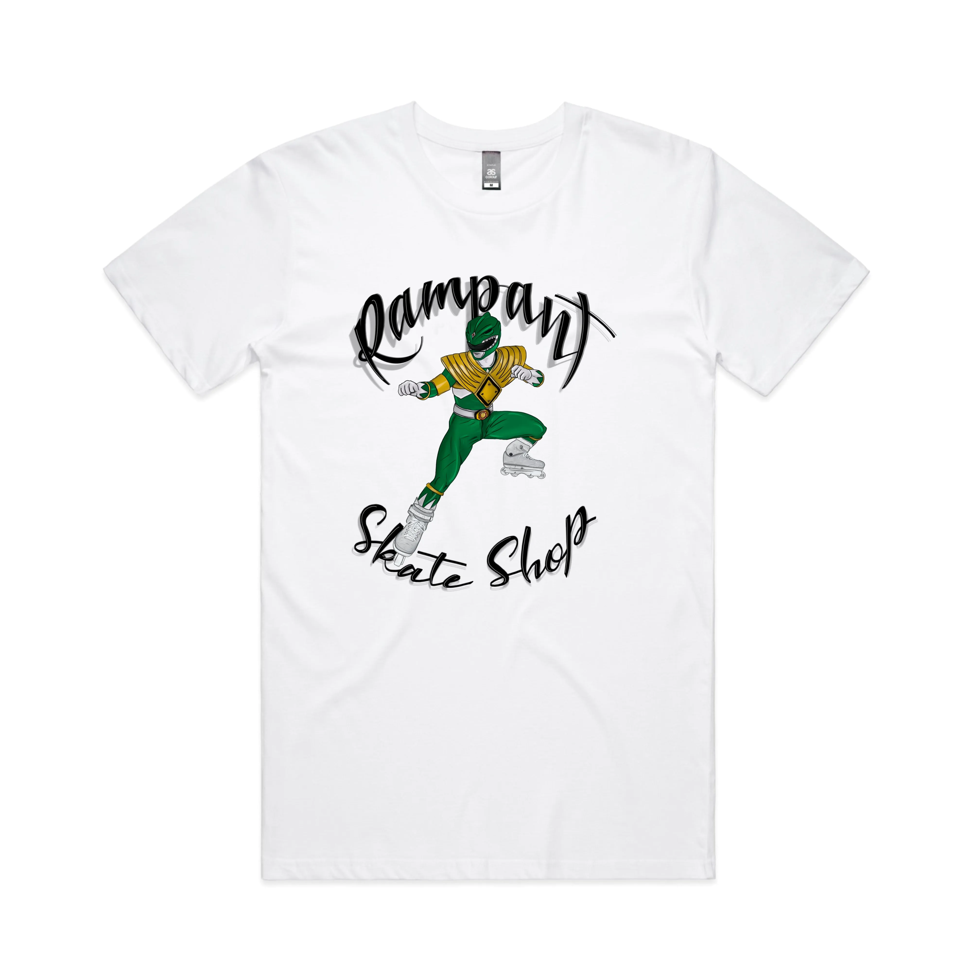 Rampant Skate Shop T-Shirt - Green Ranger