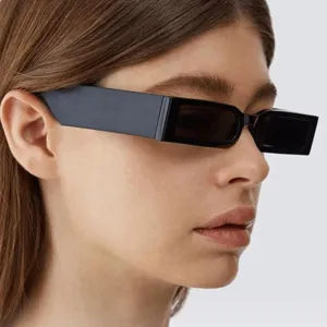 Rectangle Frame Fashion Sunglasses Women 2021 Hippie Vintage Designer Wholesale Bulk Shades Glass for Men and Women