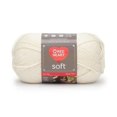 Red Heart Soft Yarn Off-White