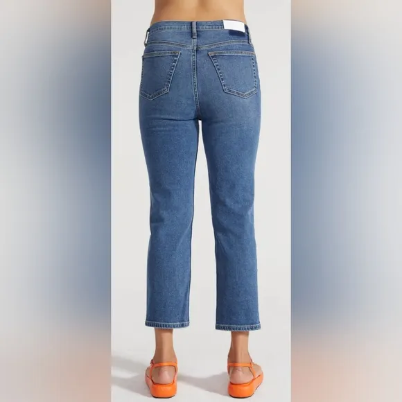Re/Done 70s Stove Pipe Jeans Women's Size 4 Western Blue NWT