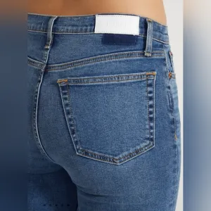 Re/Done 70s Stove Pipe Jeans Women's Size 4 Western Blue NWT
