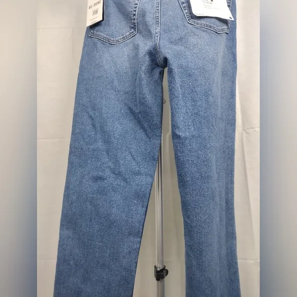 Re/Done 70s Stove Pipe Jeans Women's Size 4 Western Blue NWT