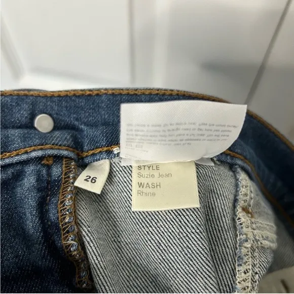 REFORMATION Women’s Susie High Rise Jeans size 26