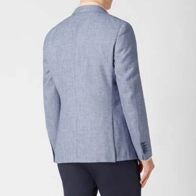 Remus Uomo Slim Fit Linen-Blend Jacket