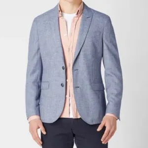 Remus Uomo Slim Fit Linen-Blend Jacket