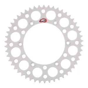 Renthal Sprocket Rear Silver 50T Alloy 7075 T6 Grooved GasGas