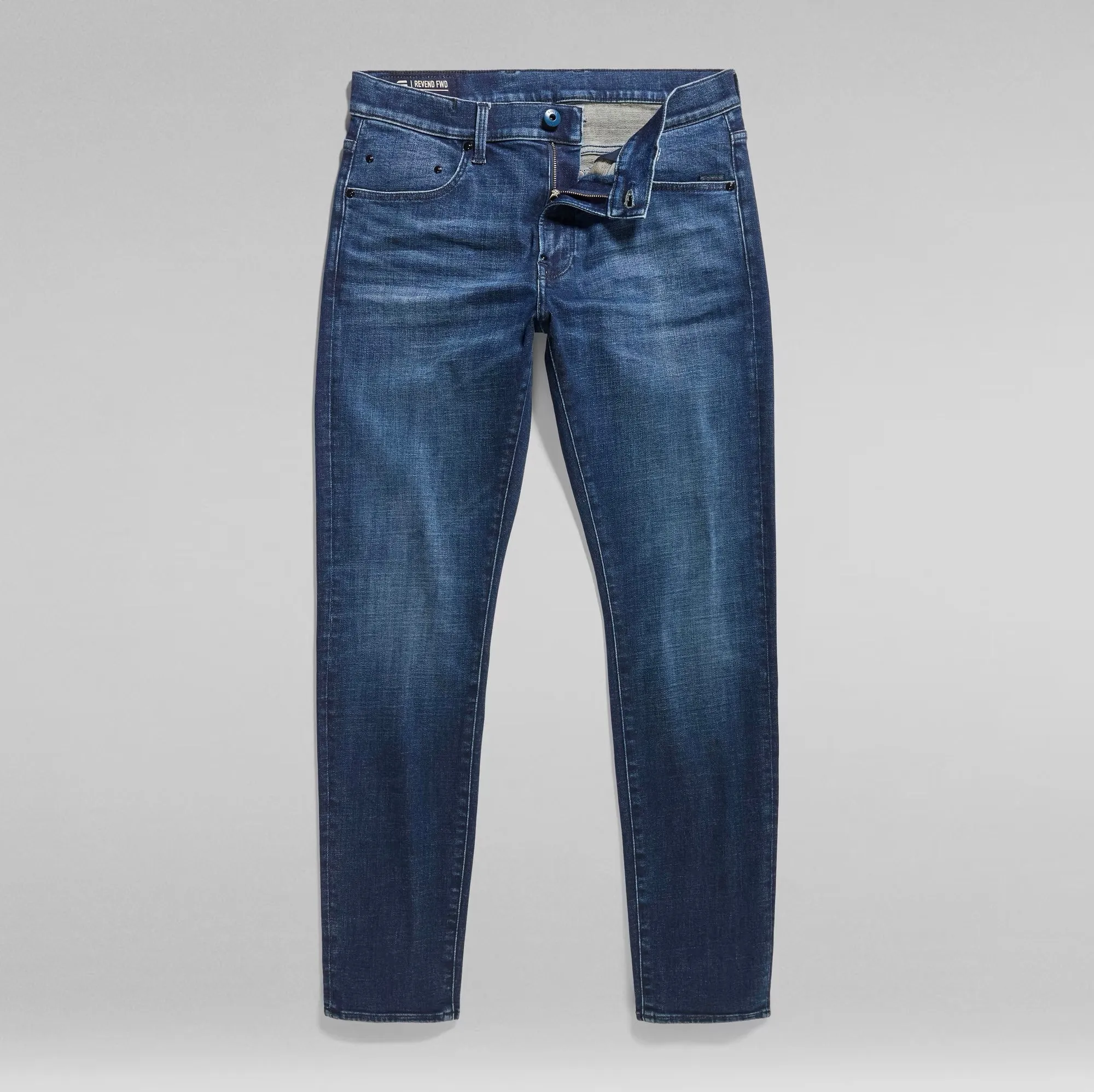 Revend FWD Skinny Jeans Worn in Himalayan Blue