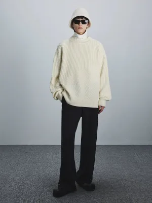 Ribbed Textured Sweater