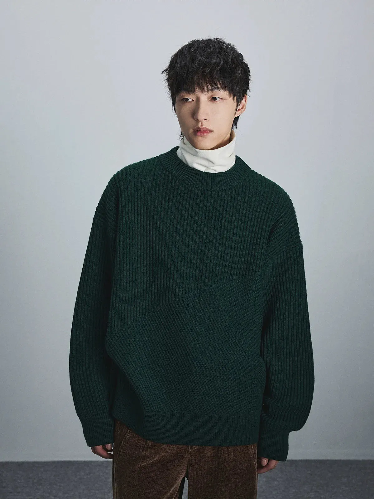 Ribbed Textured Sweater
