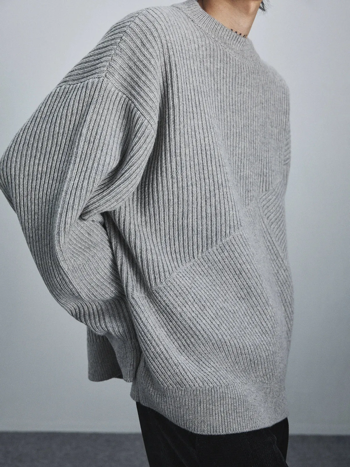 Ribbed Textured Sweater