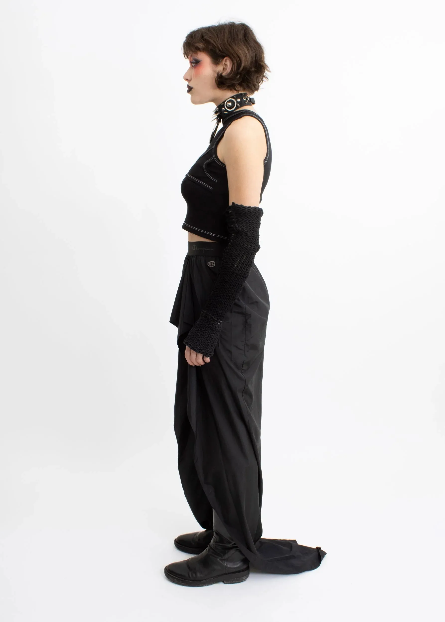 Rick Owens x Champion nylon wrap skirt