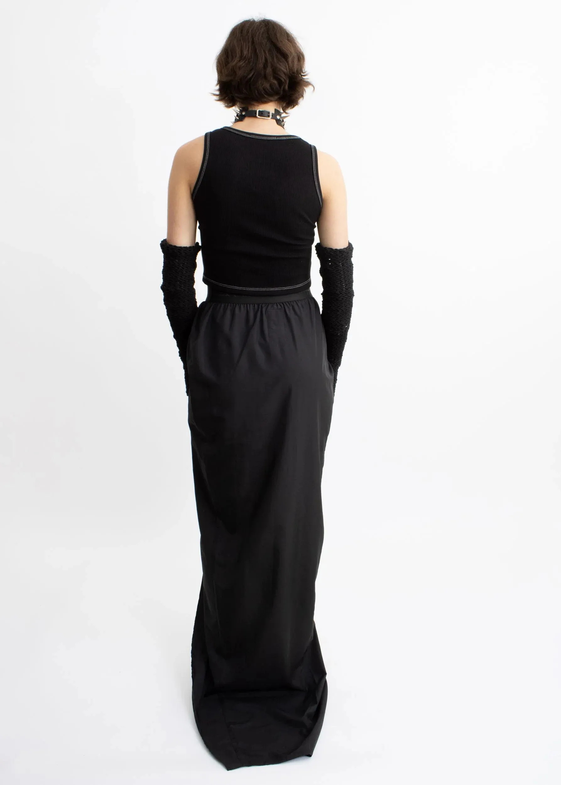 Rick Owens x Champion nylon wrap skirt