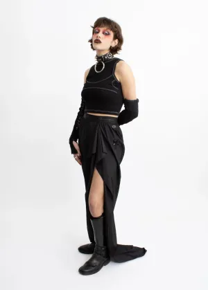 Rick Owens x Champion nylon wrap skirt