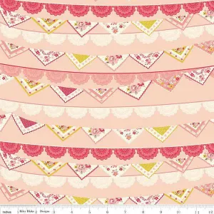 Riley Blake - Vintage Daydream - Vintage Banner - Pink