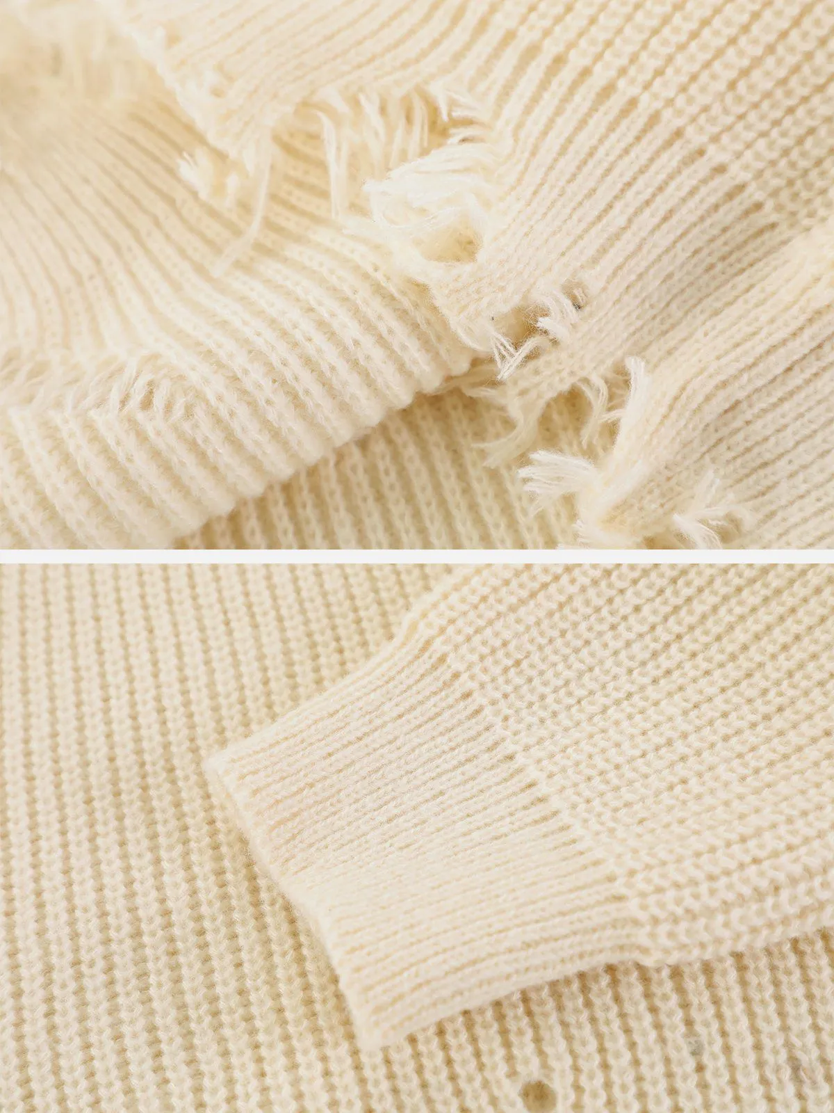 Rimiro - Irregular Patchwork Twist Sweater