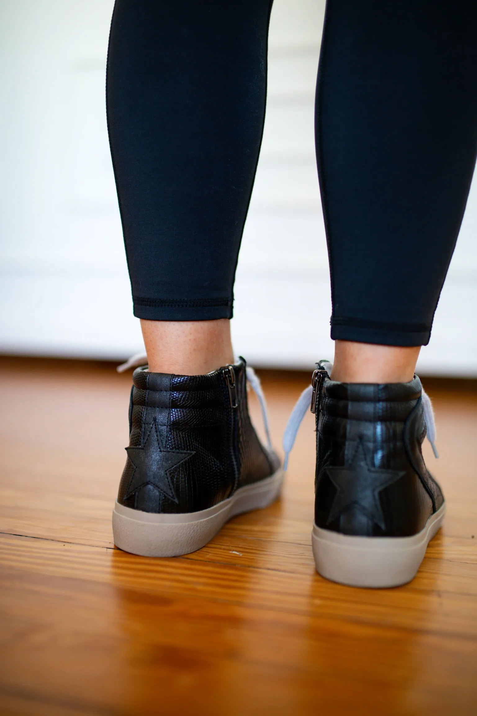 Rooney Black Snake Sneaker